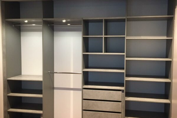 einbauschrank-beton-optik Einbauschrank nach Maß in Beton-Optik