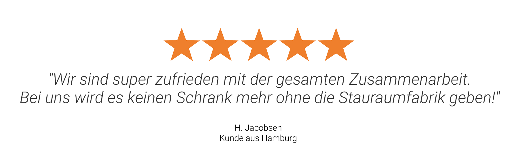 Kundenstimme Holger Jacobsen